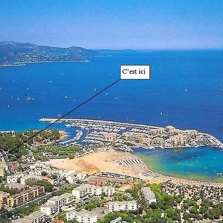 T2 Terrasse, Les Mimosas La Faviere, 5 Pers, 5 Mn A Pieds Des Plages Et Commerces דירה *