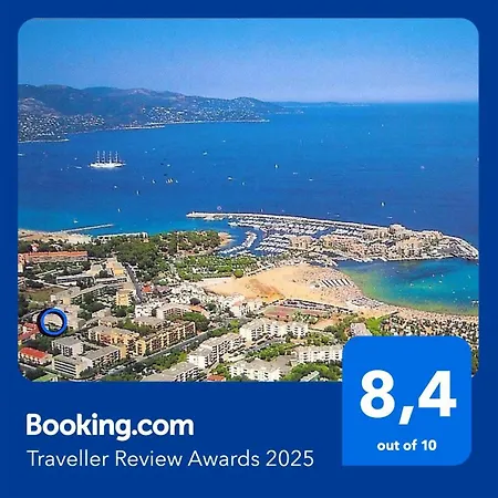 דירה T2 Terrasse, Les Mimosas La Faviere, 5 Pers, 5 Mn A Pieds Des Plages Et Commerces